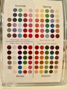 パーソナルカラー４シーズン分類