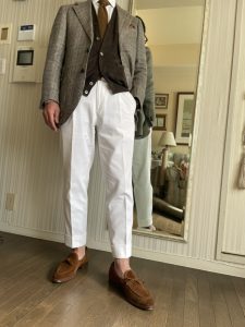 クラッシックなメンスファッションコーディネート