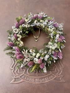 玄関フラワーリース